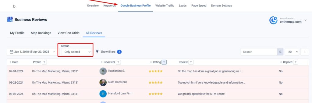 Trackright google reviews